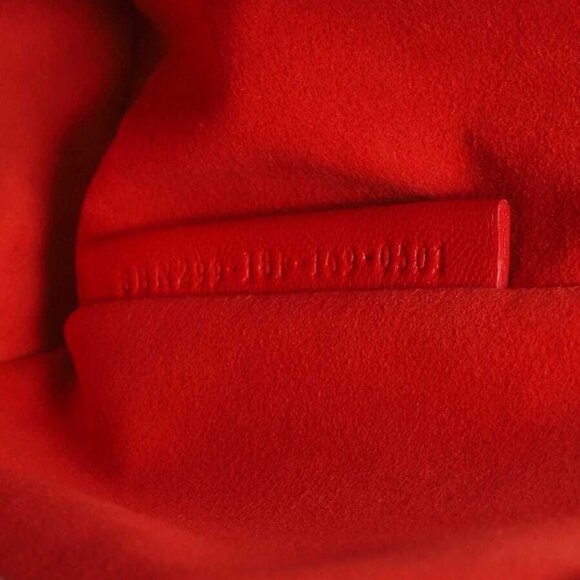 Fendi Red Quilted Lambskin Leather Dotcom Click Small Shoulder Bag - Picture 9 of 12